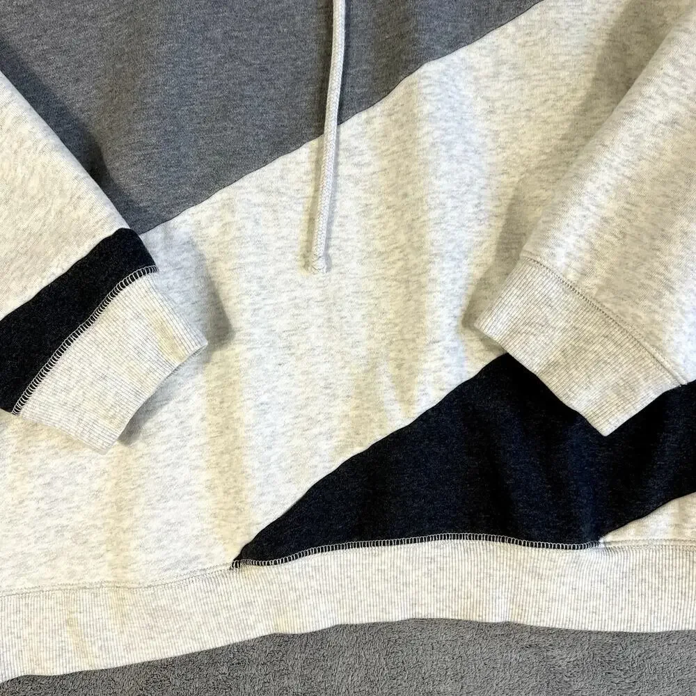 Faherty Sweatshirt Hoodie Women's XL Pullover Striped Cotton Casual Comfortable - Picture 4 of 9